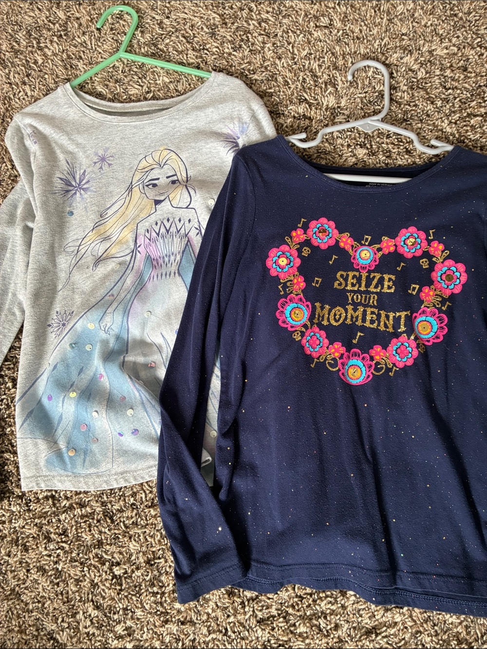 Two Disney long sleeves